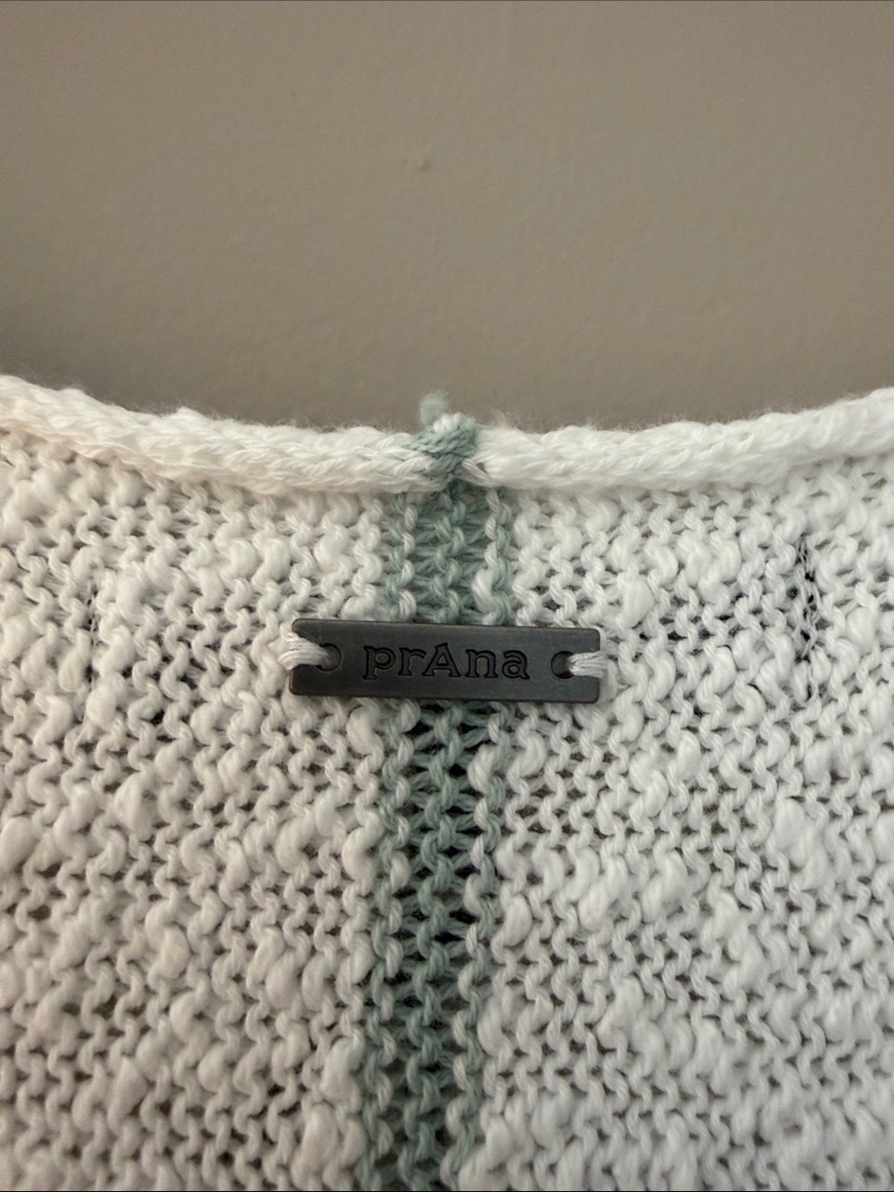 Prana Soft White Wave Maker Sweater Top- NWT - Picture 5 of 8